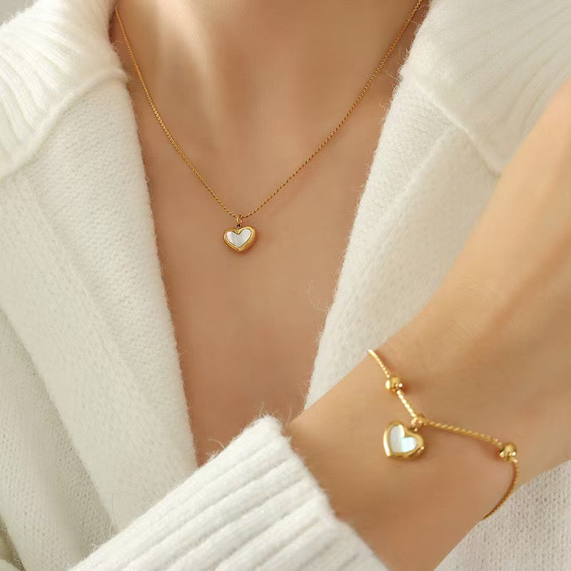 Set de Corazón Dorado