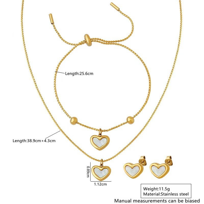 Set de Corazón Dorado