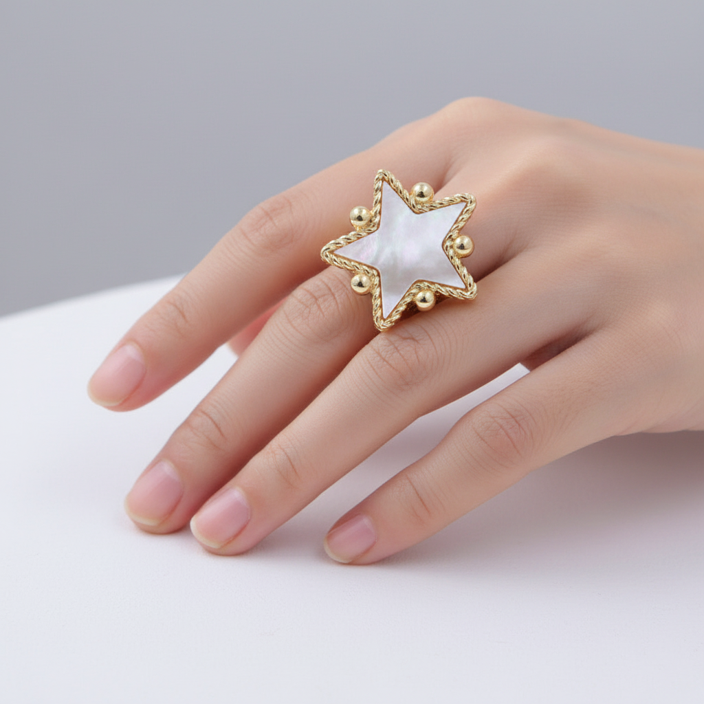 Anillo Ajustable Nácar