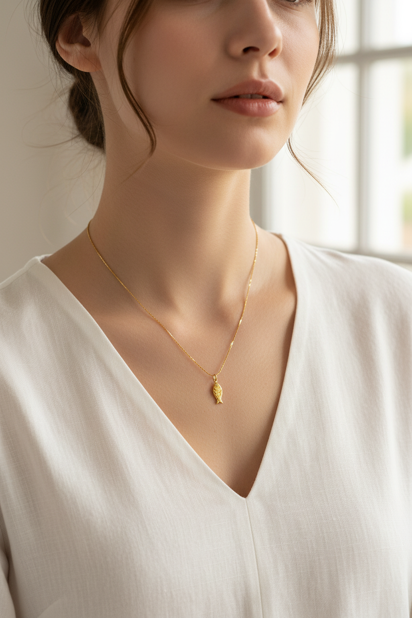 Collar Pez Dorado