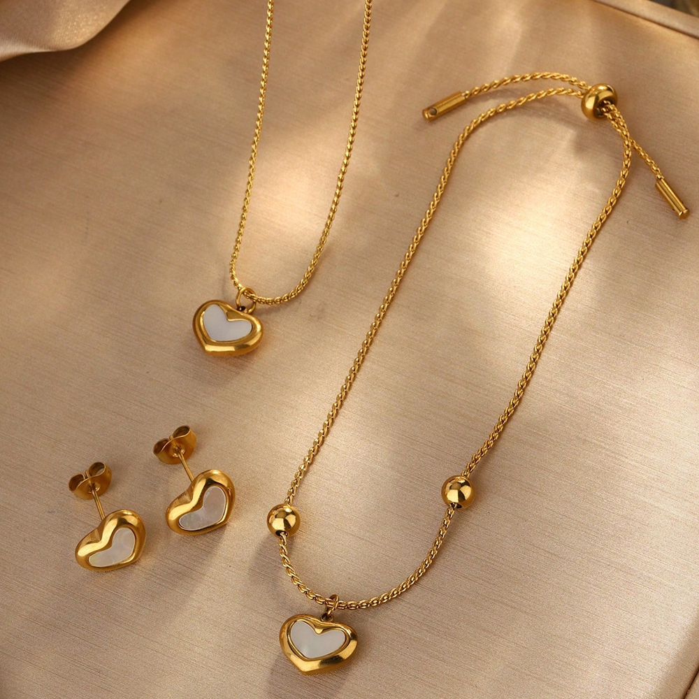 Set de Corazón Dorado
