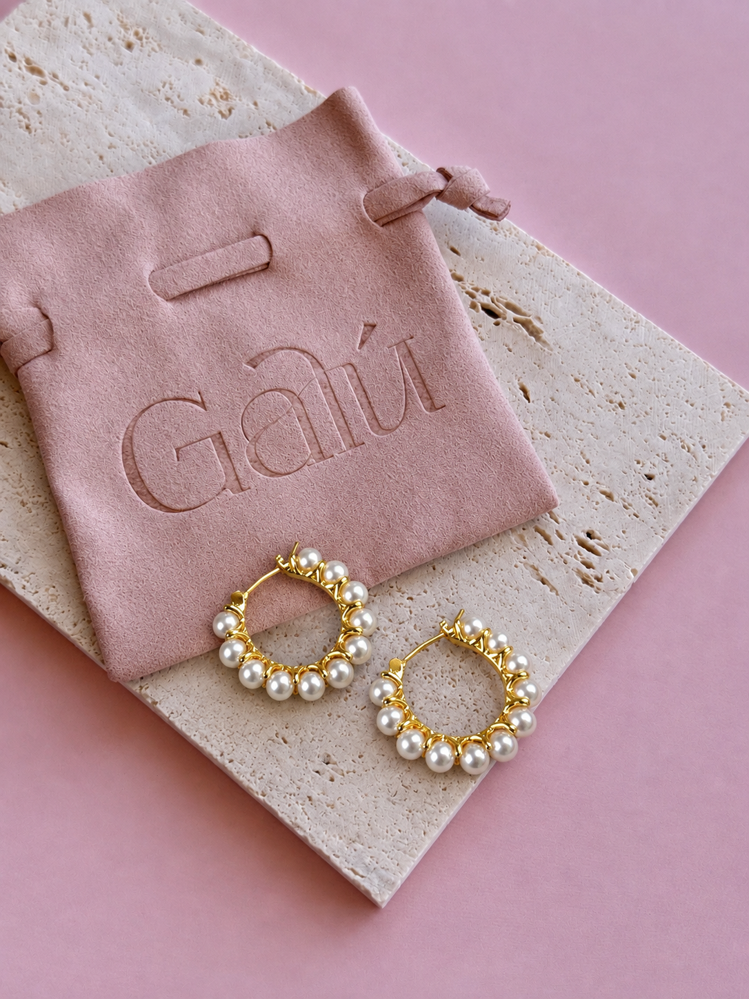 French-Style Pearl Earrings