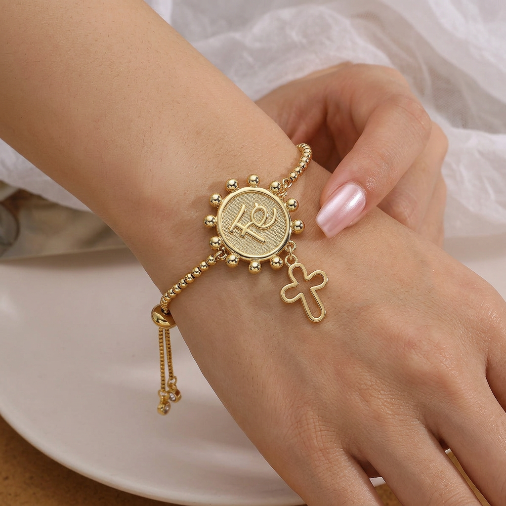 Pulseras Chapadas en Oro de 18K para Mujer