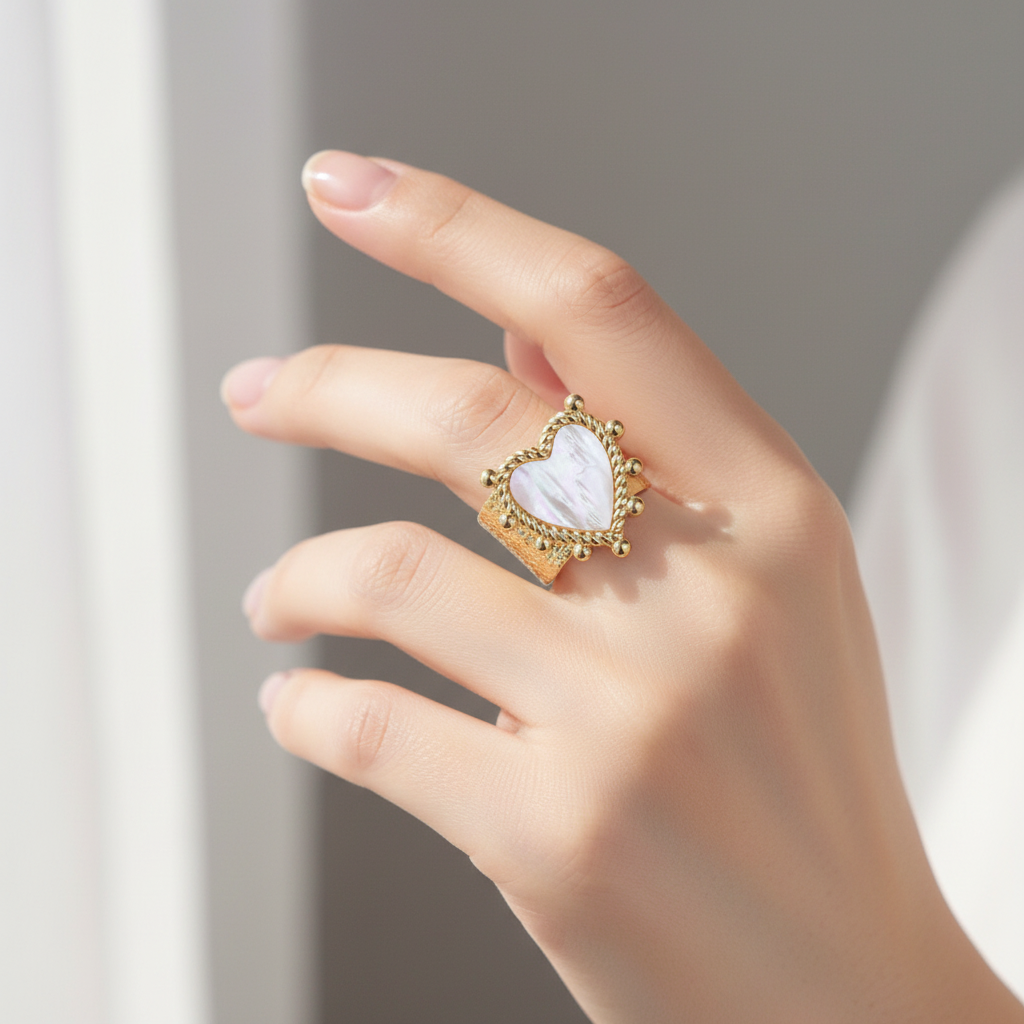 Anillo Ajustable Nácar