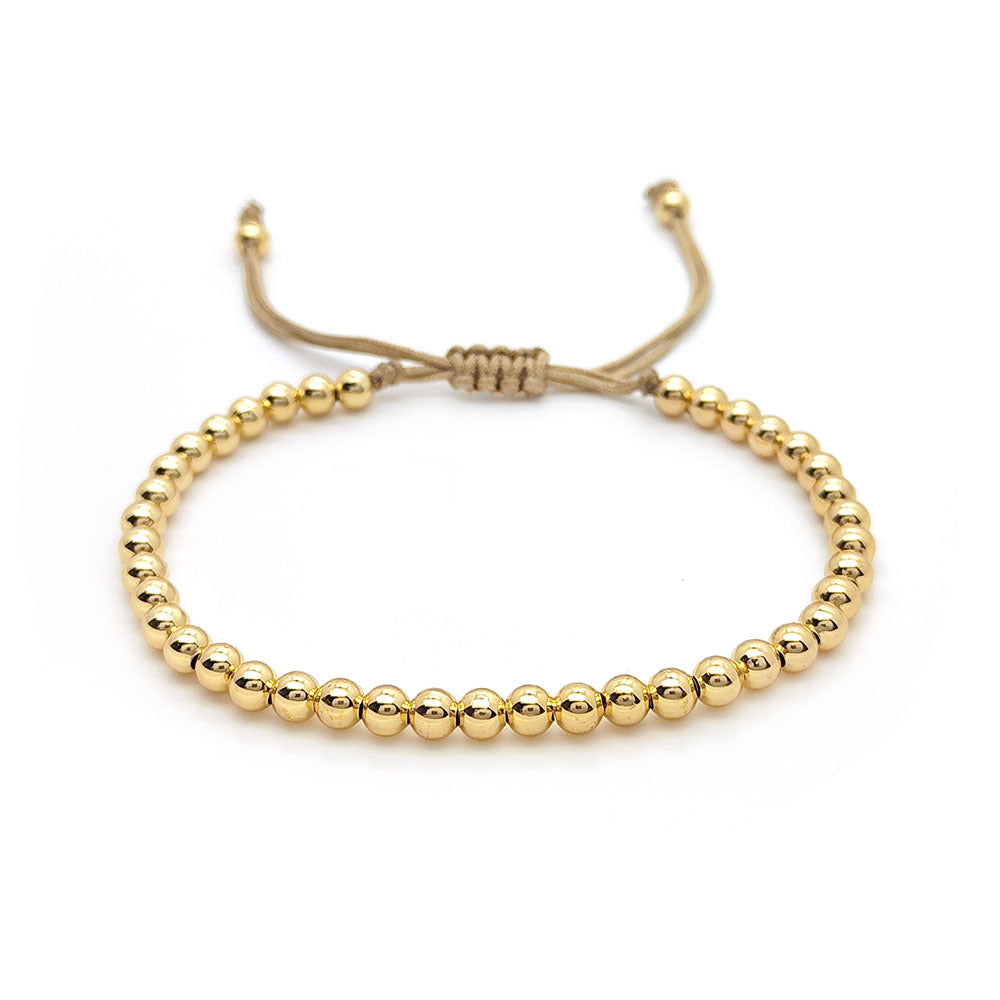 Brazalete clásico dorado