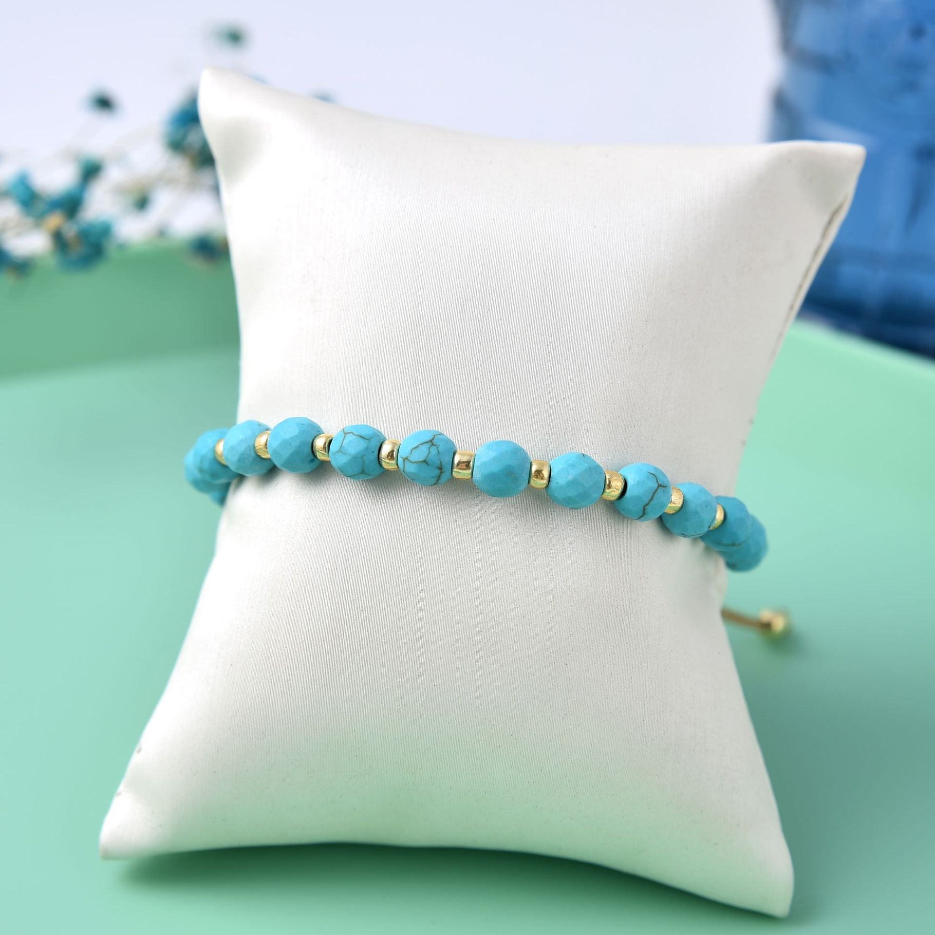 Turquoise & Pearl Bracelet