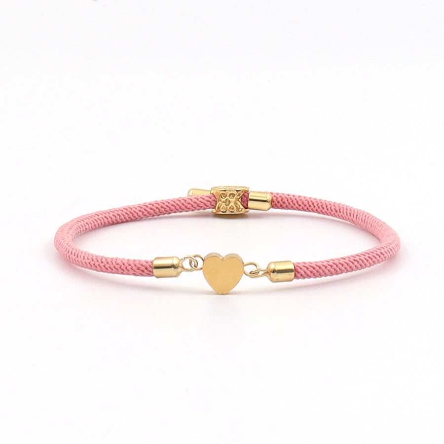 Brazalete ajustable de corazón