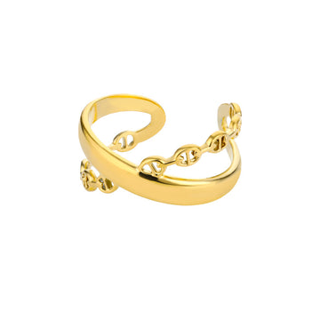 Anillo Abierto con Eslabones
